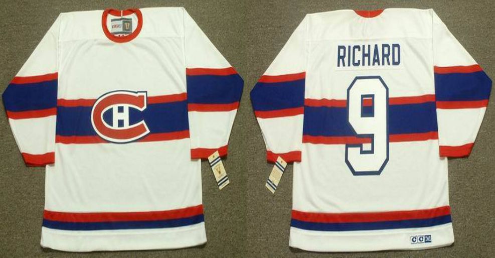 2019 Men Montreal Canadiens #9 Richard White CCM NHL jerseys